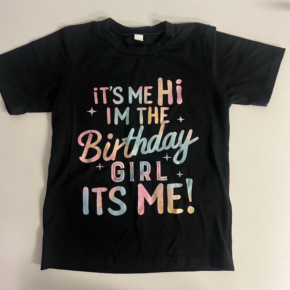 Black and Pink Short Sleeve Tees with Stylish Text Designs